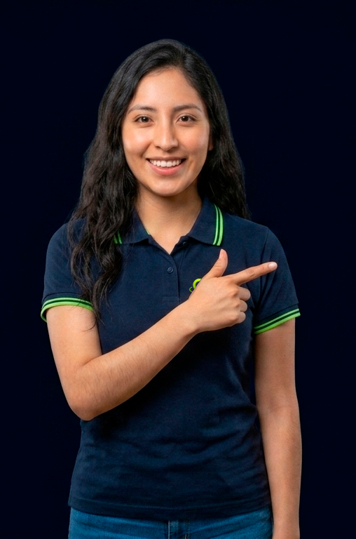 Representante de MapX360 invitando a conocer el programa